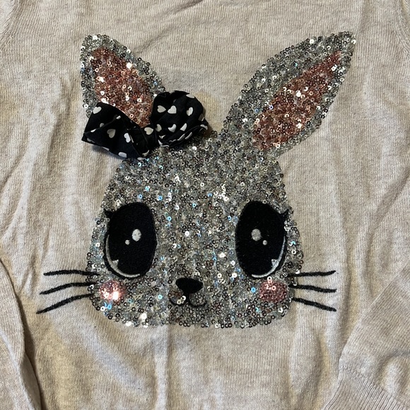 H&M Sequin Bunny Sweater - Picture 2 of 4